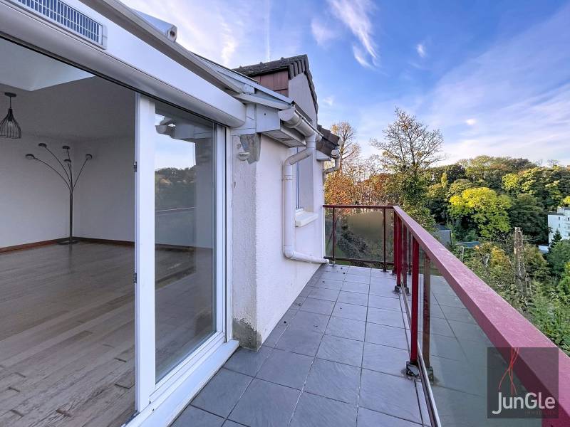 vente appartement dernier étage bonsecours 76